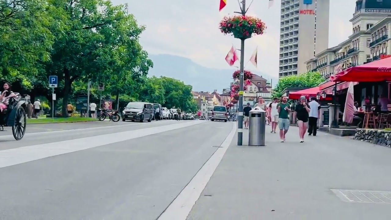 Walking in Interlaken Berner Oberland 🇨🇭Switzerland