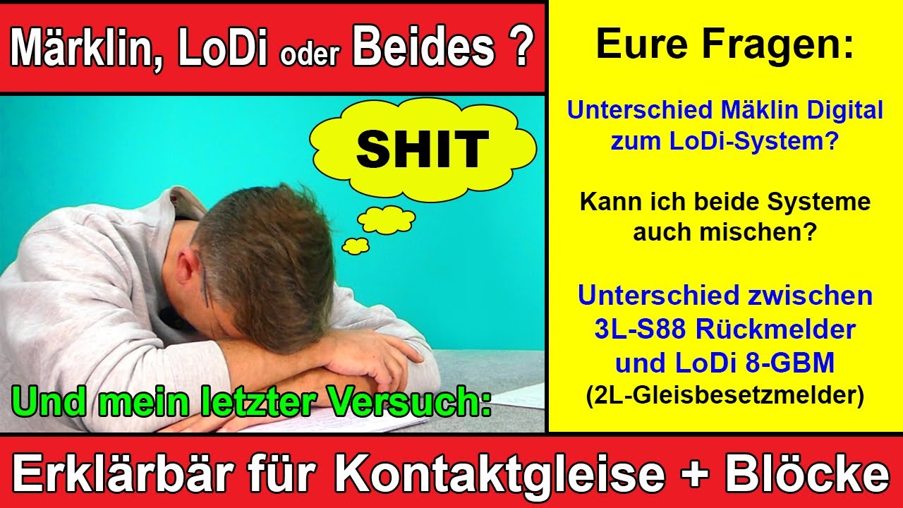 Mega-Sendung zum Thema: M&auml;rklin-Digital, LoDi-System + PC-Steuerung