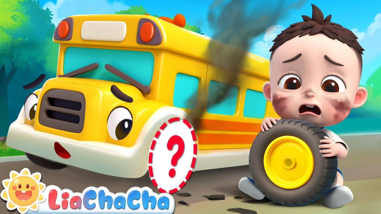 The Wheels on the Bus (Broken Bus Version) | EP164 | Kids Songs & Nursery Rhymes | LiaChaCha