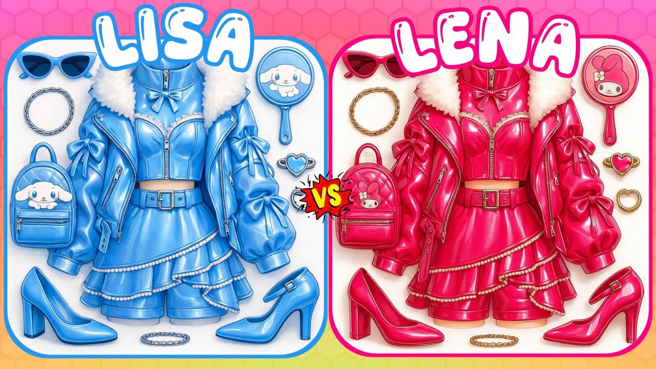 Who Will You Choose? 💕 Lisa or Lena | Soda Pop #lisaorlena #lisavslena #lisaandlena 