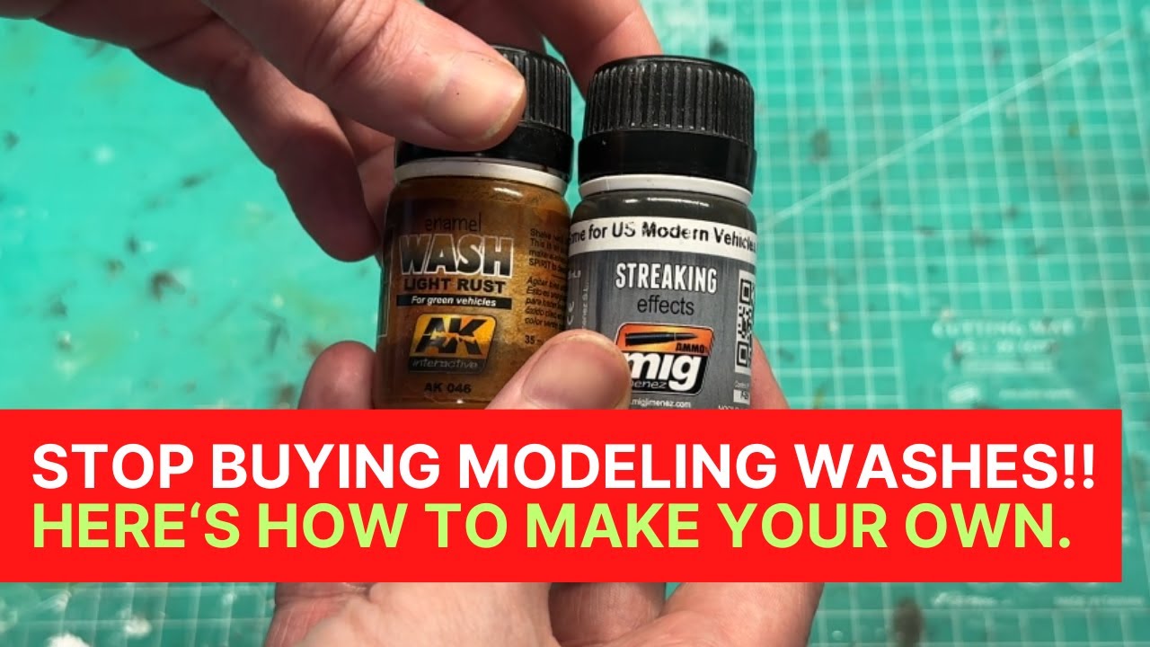 How to Make Your Own Modelling Washes