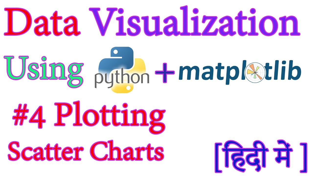 @4 How To Draw Scatter Charts   Data Visualization with Python   Matplotlib In H HD