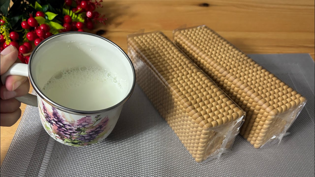 ❣️Очень легко приготовить 12 кусочков десерта из 2 упаковок печенья‼️Невероятно вкусно