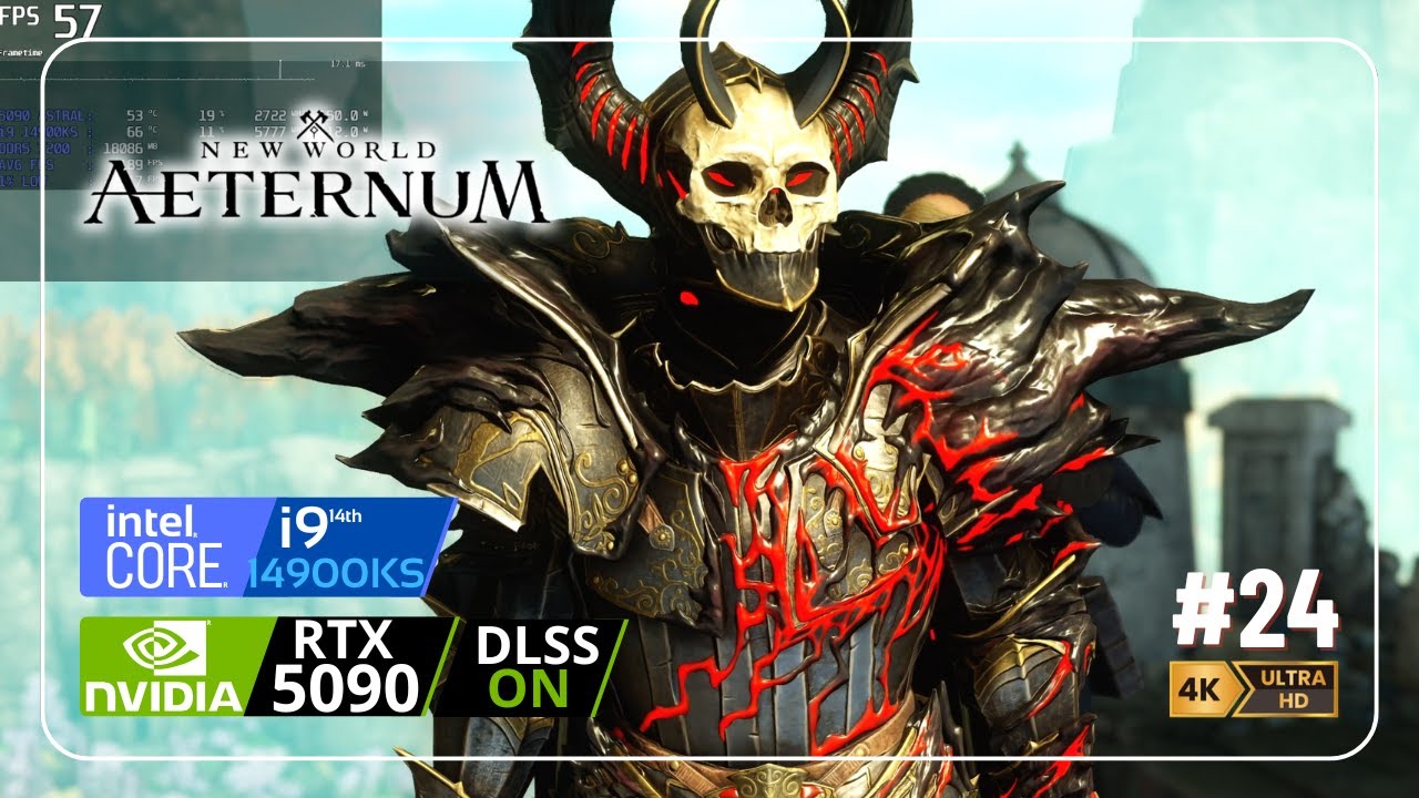 New World AeternuM: Ep 24 - Max Graphics in 4k | RTX 5090 + i9 14900KS | No Commentary