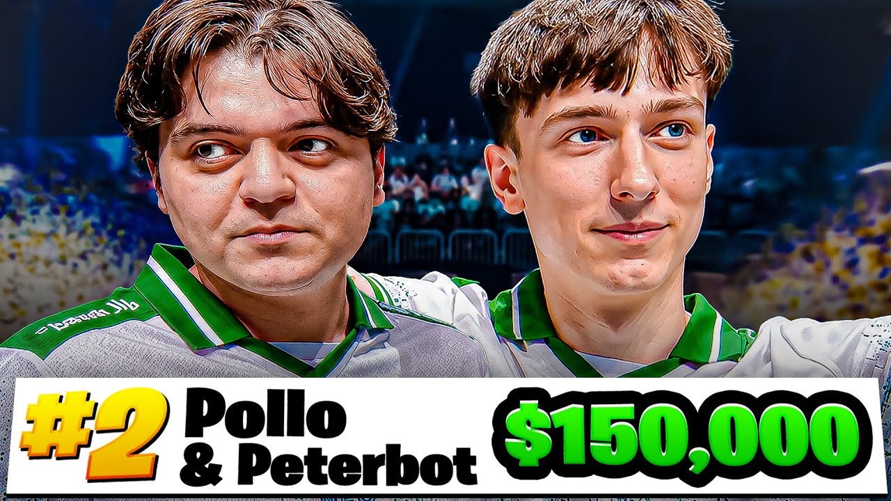 2-е место на Major 1 FNCS LAN 🏆 (150 000 долларов) с @PeterbotFN | Pollo