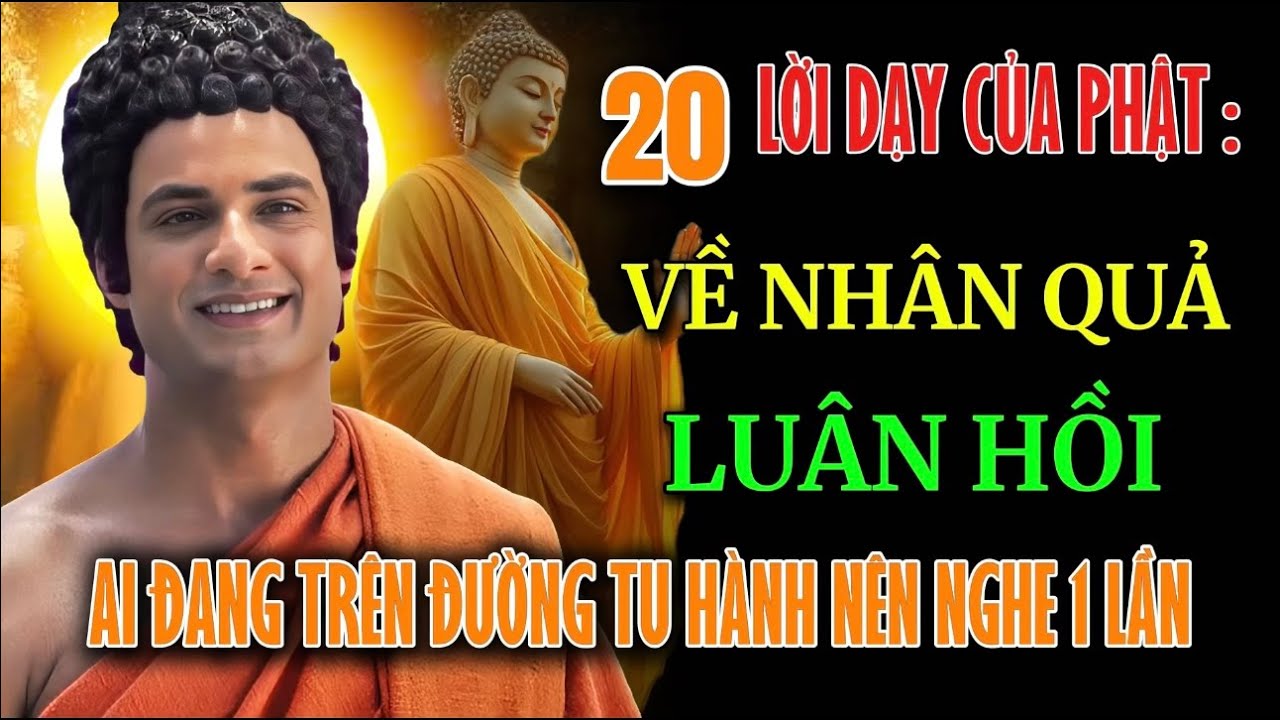 20 LỜI PHẬT DẠY VỀ LUẬT NH&Acirc;N QUẢ LU&Acirc;N HỒI - AI ĐANG TR&Ecirc;N ĐƯỜNG TU ĐẠO . N&Ecirc;N NGHE &Iacute;T NHẤT 1 LẦN !