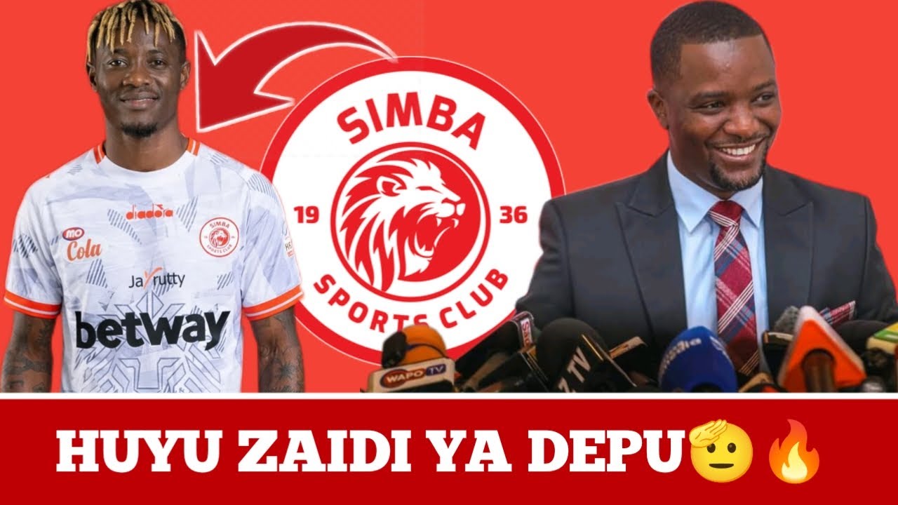 🔴#LIVE MUDA HUU SIMBA SC WAMTAMBULISHA MSHAMBULIAJI MPYA HUYU NI ZAIDI YA DEPU🫡