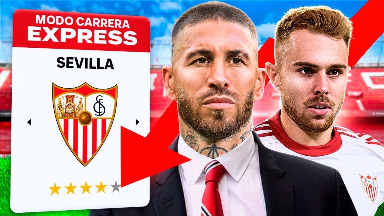 RECONSTRUÍ al SEVILLA con SERGIO RAMOS como PRESIDENTE!