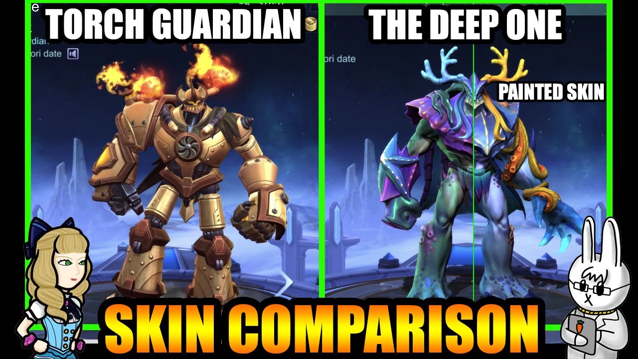 BELERICK THE DEEP ONE SKIN EFFECTS VS. TORCH GUARDIAN - MLBB SKIN COMPARISON SERIES