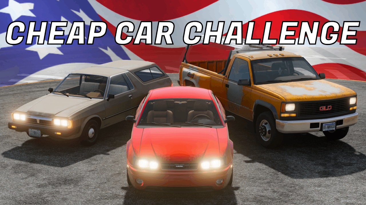 $2000 AMERICAN Car Challenge | BeamNG