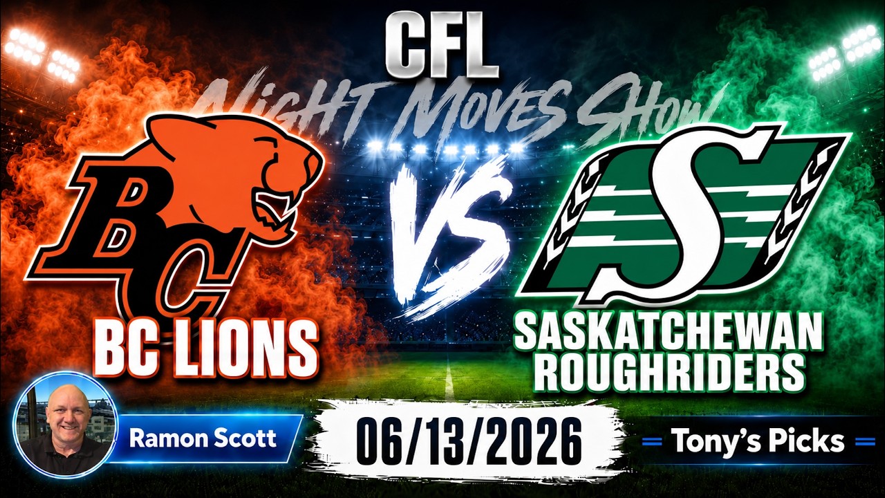 Lions против Roughriders: ставки и прогнозы на CFL, 13.06.26 | Night Moves Show