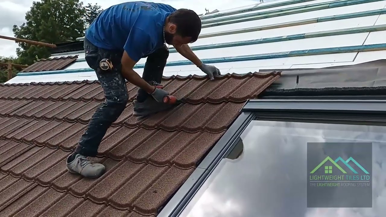 Installing Lightweight Roof Tiles Around A Velux Window | Lightweight Tiles Ltd