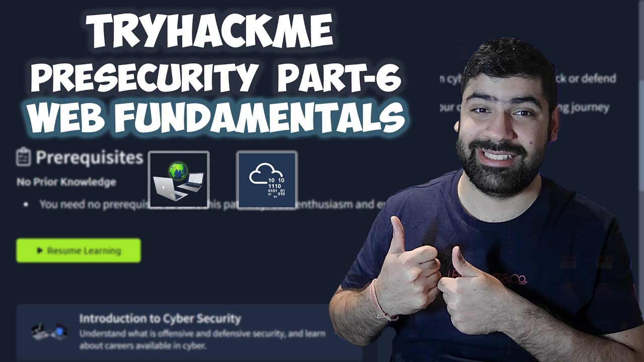 TryHackMe PreSecurity | Part 6 | Web Fundamentals
