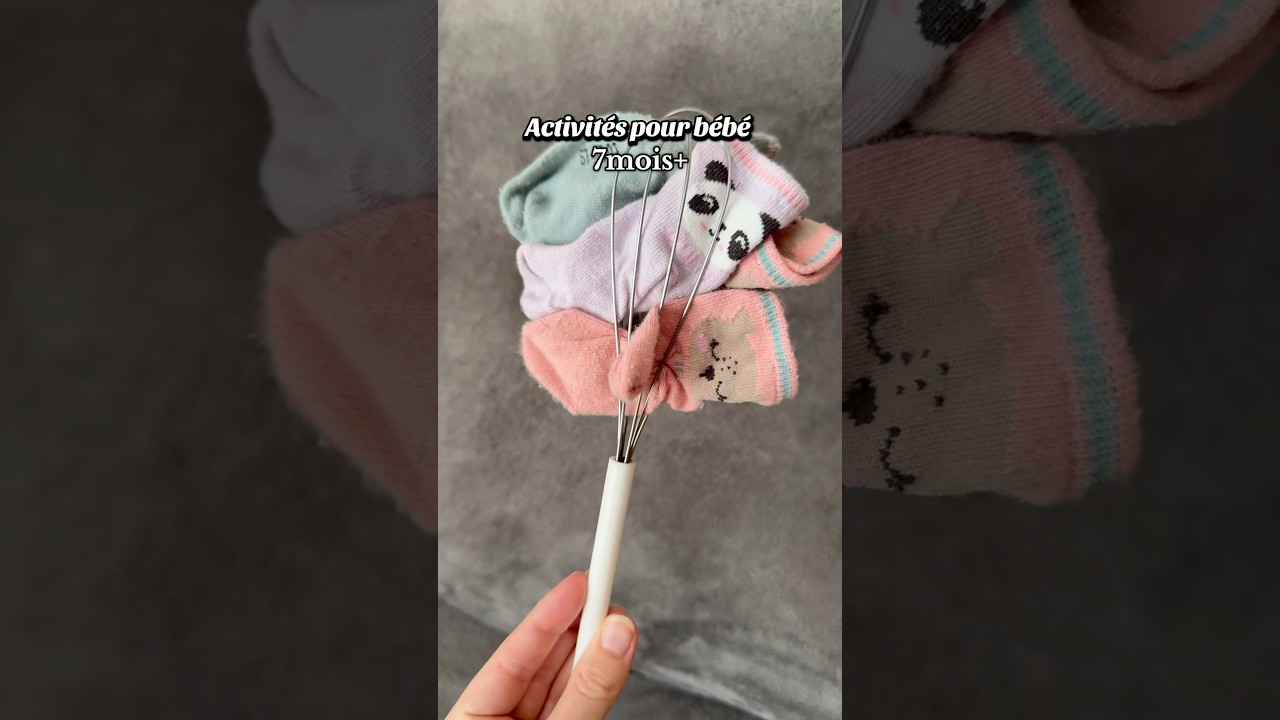 Activit&eacute;s pour b&eacute;b&eacute; 👶🏻 Facile &agrave; r&eacute;aliser #activity #baby #bebe