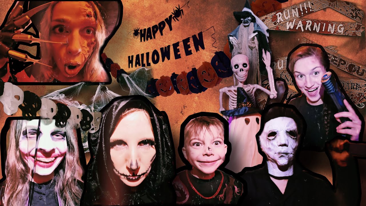 HALLOWEEN NIGHT VLOG 🎃👻  Костюмы. Макияж. Музыка. Страх. Веселье. Волшебная ночь. 
