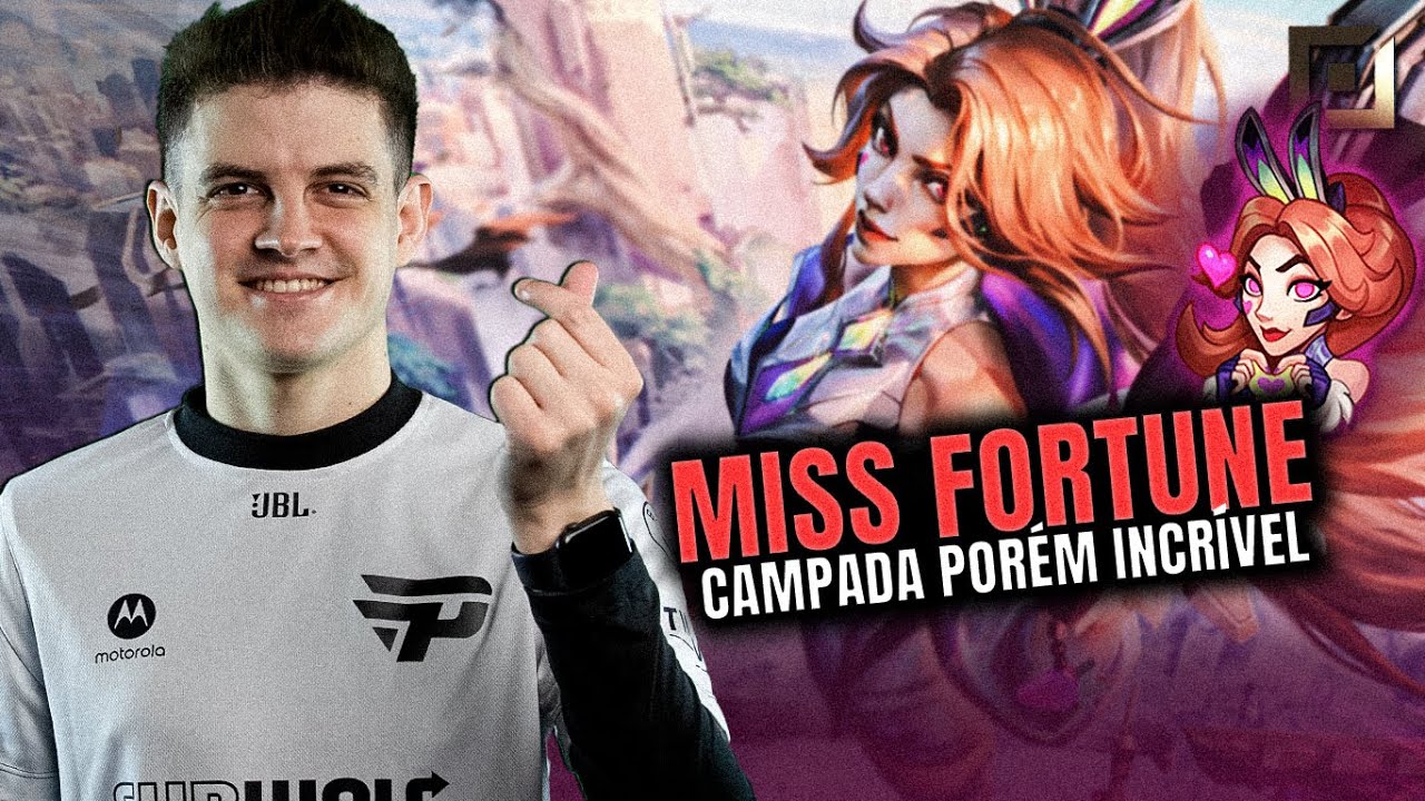 Não conseguiram parar a MISS FORTUNE coelha! (faltou campar mais🐰)