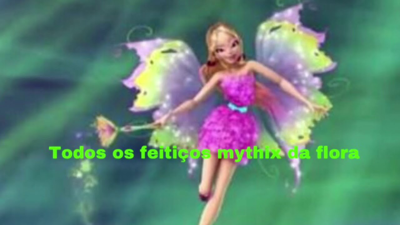 Todos os feti&ccedil;os mythix da flora Winx club