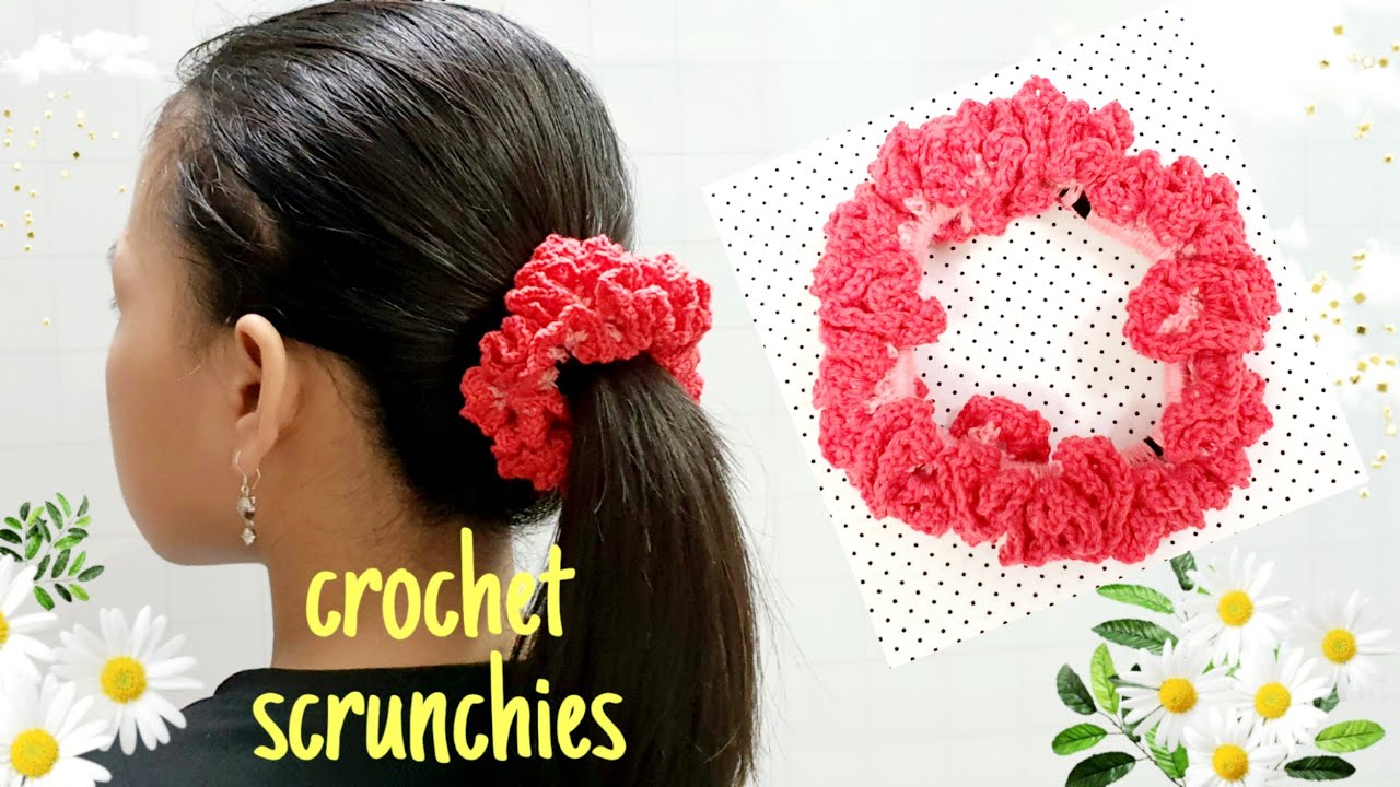 Coletero | Portavelas de ganchillo |  Scrunchies hair | Crochet for beginner