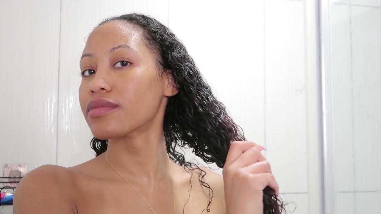 curly to straight hair routine ft. Nutree Brazilian Botox Treatment for antifrizz and hydration