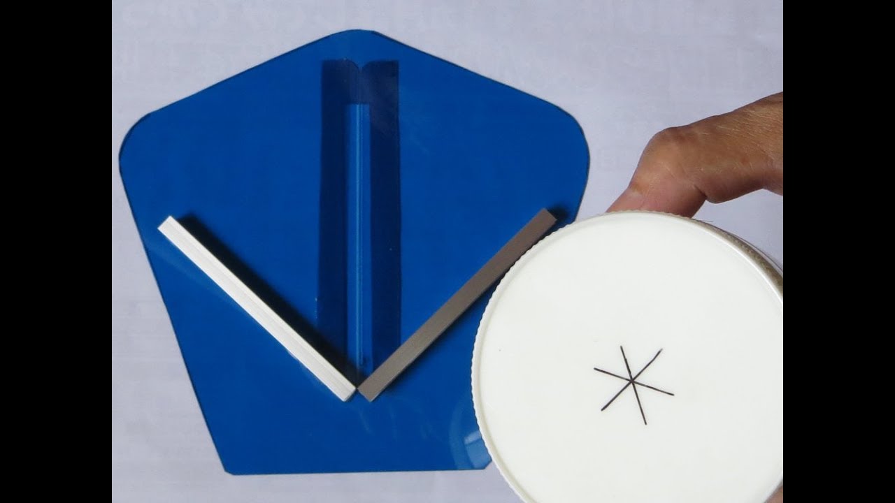 サークルセンターファインダー（円の中心を求める）  Homemade Circle Center Finder