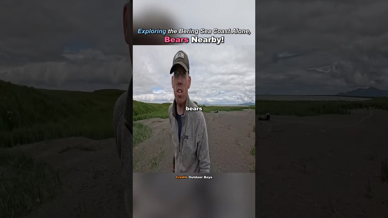 Exploring the Bering Sea Coast Alone, Bears Nearby! (Credit:@OutdoorBoys )