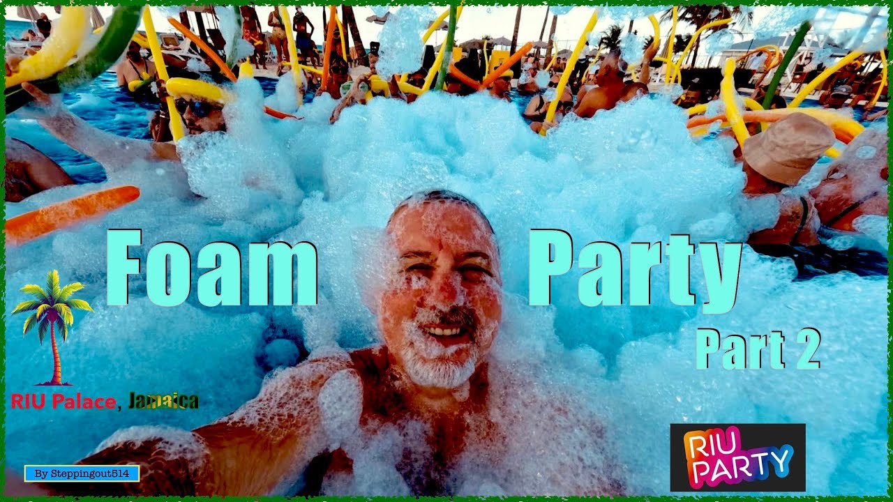 Foam Party -- Part 2 with Astro RIU PALACE Jamaica Montego Bay December 2025 #jamaica #riupalace