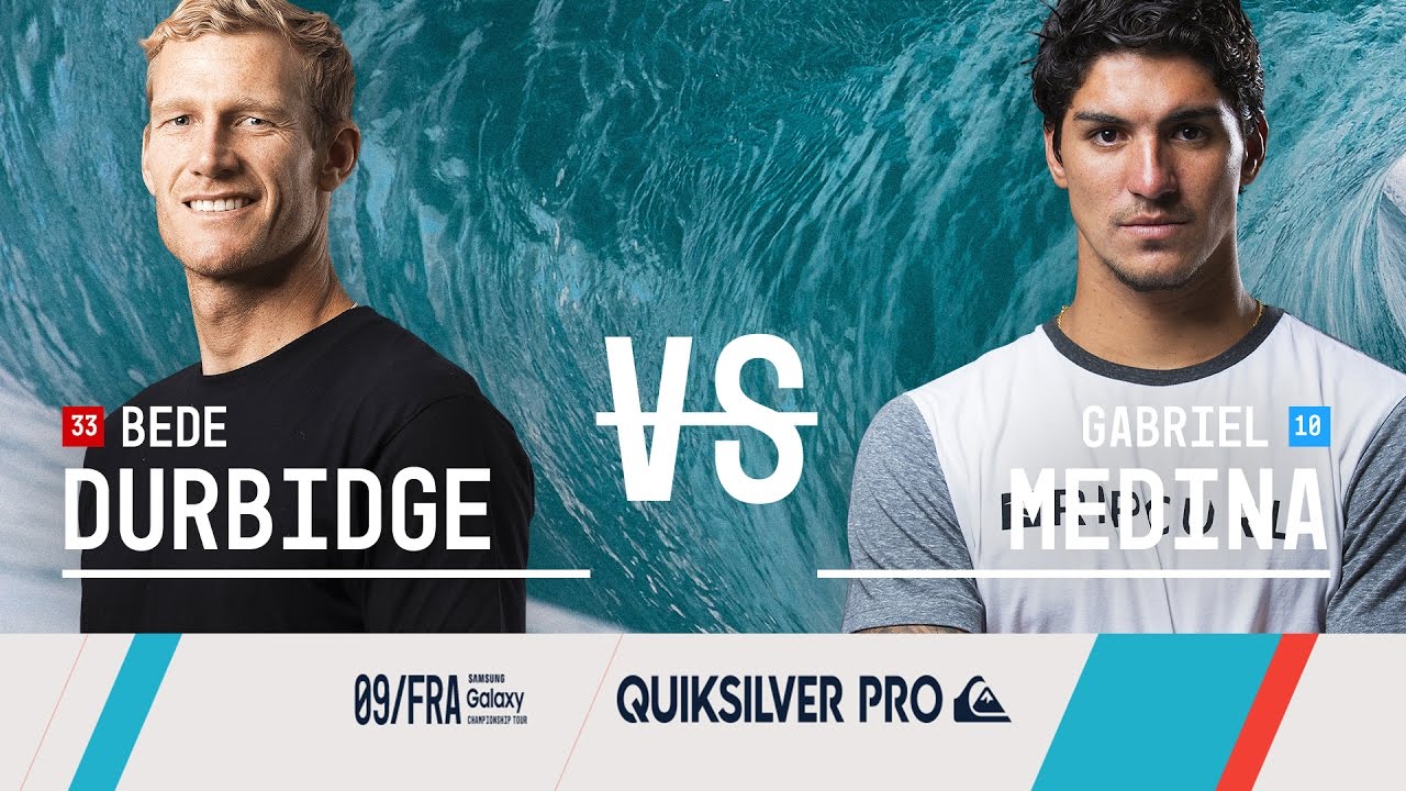 Bede Durbidge vs. Gabriel Medina - Quiksilver Pro France 2015 Final