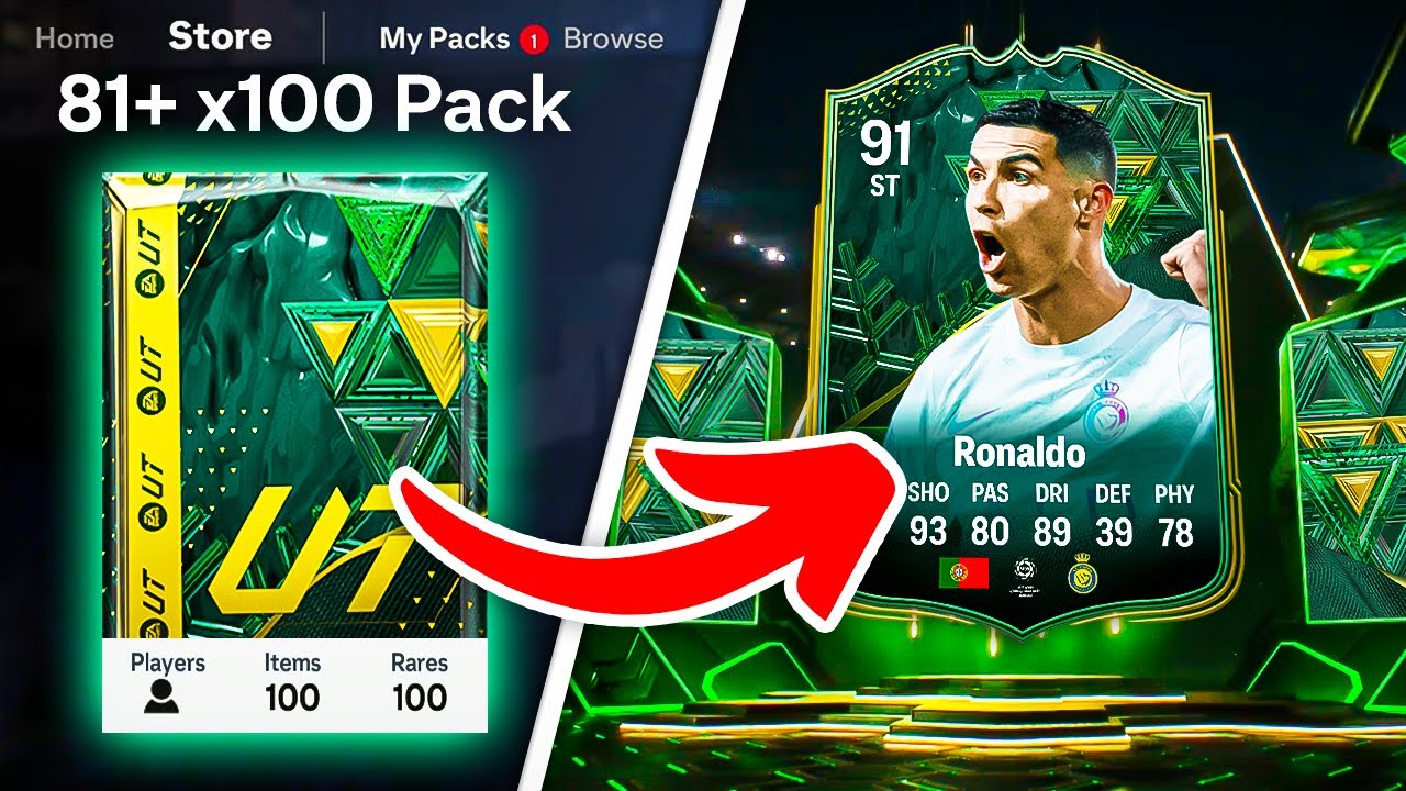 81+ x100 и 84+ x10 ЗИМНИХ НАБОРОВ WILDCARD! 😱 FC 24 Ultimate Team