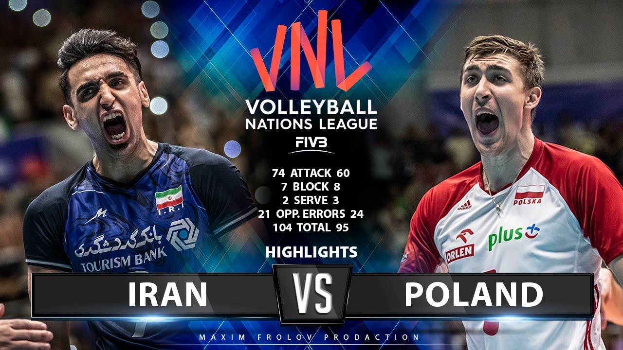 Iran vs Poland | Highlights Men's VNL 2019