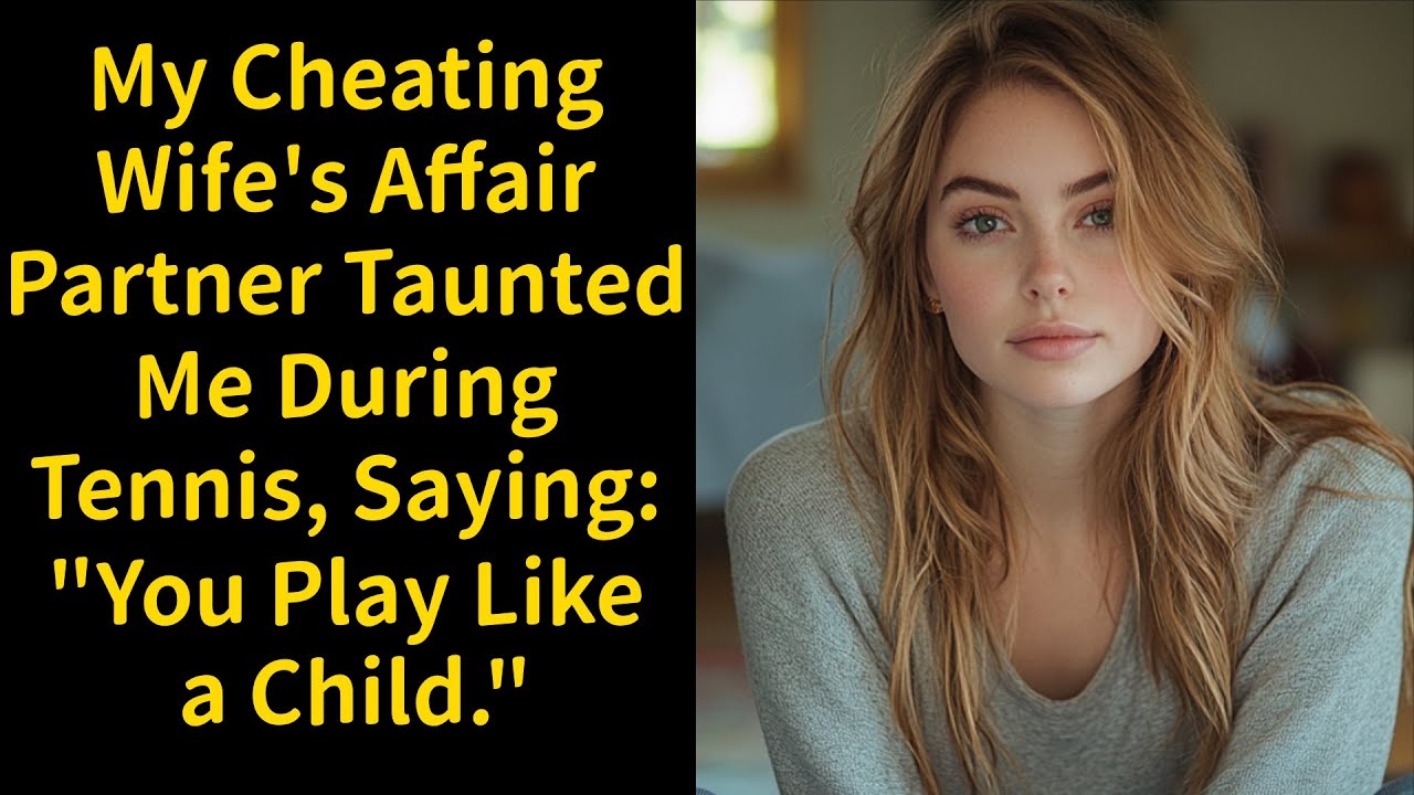 My Cheating Wife's Affair Partner Taunted Me During Tennis, Saying: 