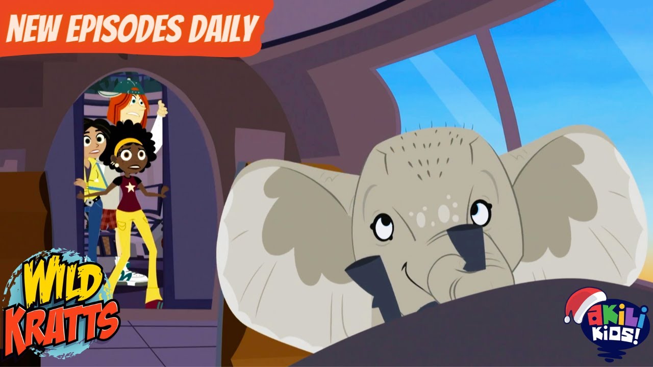 Wild Kratts | The Elephant In The Room | Akili Kids!