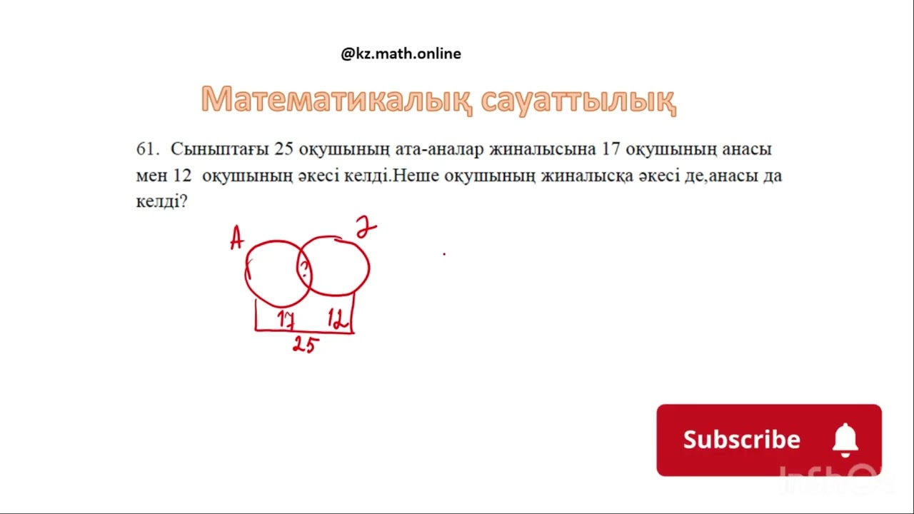 Математикалық сауаттылық