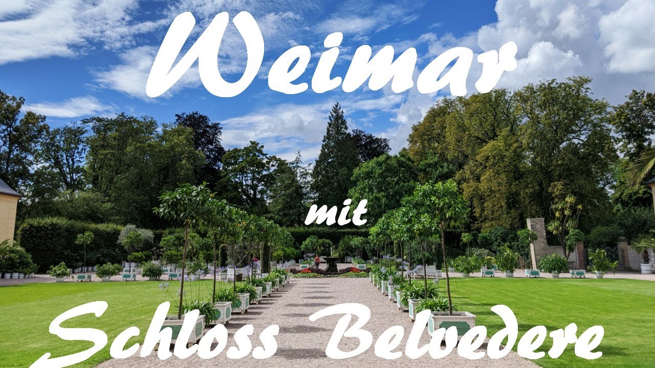 Thüringen: Weimar mit Schloss Belvedere - Vlog 148