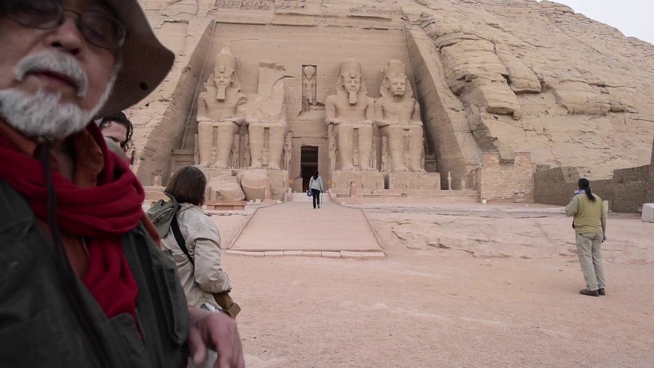 John Anthony West in Abu Simbel - 2015