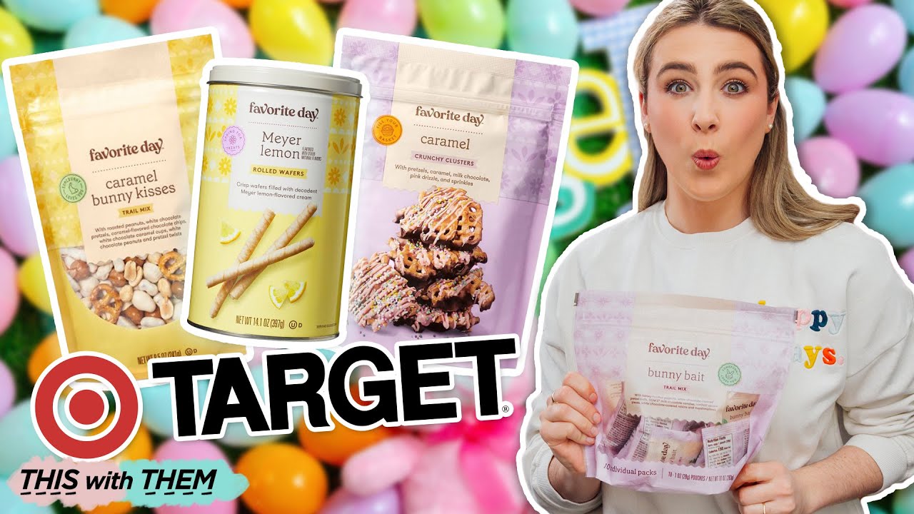 Trying Favourite Day Easter Snacks from Target! 🐰