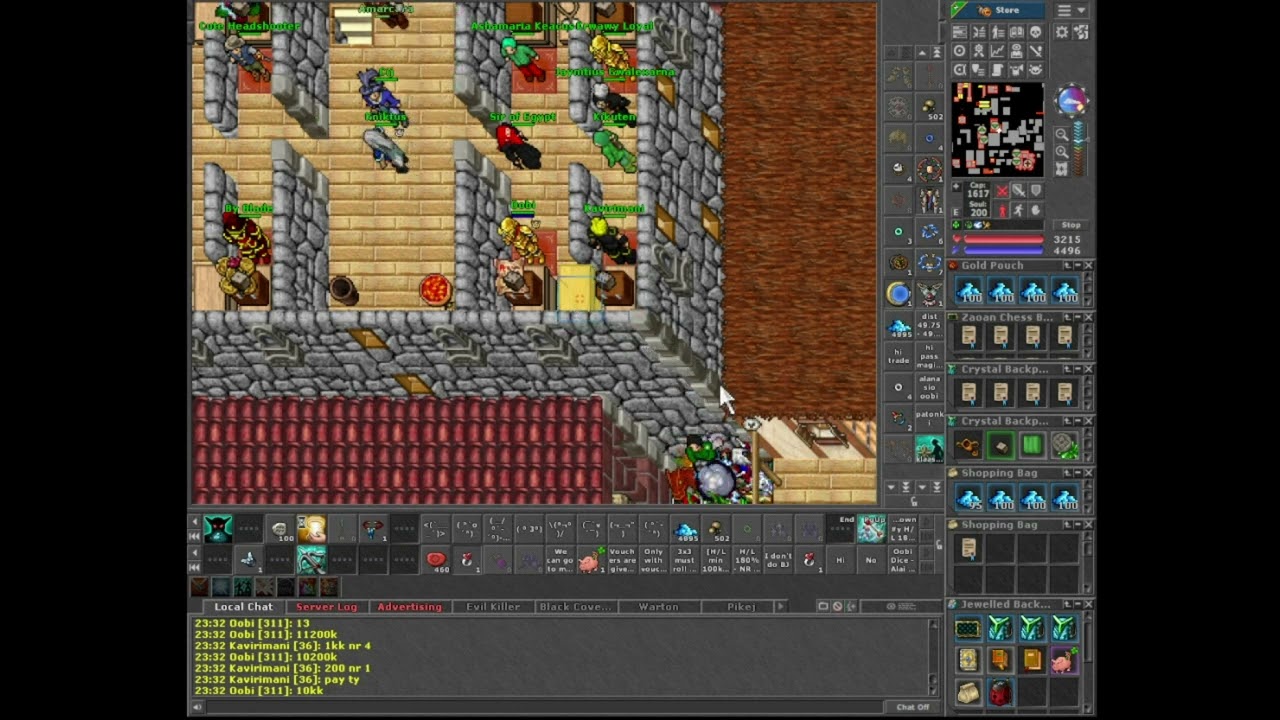Oobi - Tibia Antica - Dice - 10kk + 10kk + 9kk Payouts