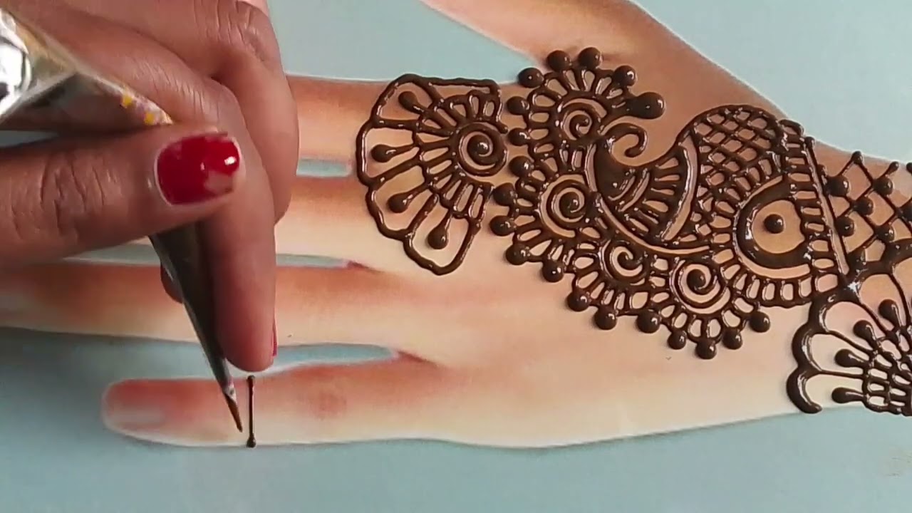 New stylish simple Mehndi design। beautiful stylish leaf side Mehndi designs । Easy Mehndi designs