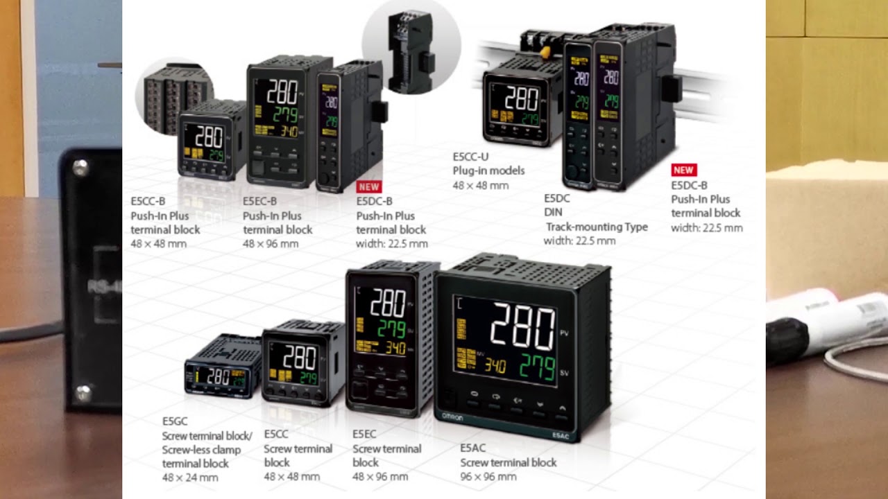 OMRON : E5CC Series Operation EP1  การใช้งานอุปกรณ์ควบคุมอุณหภูมิสำหรับเครื่องจักร