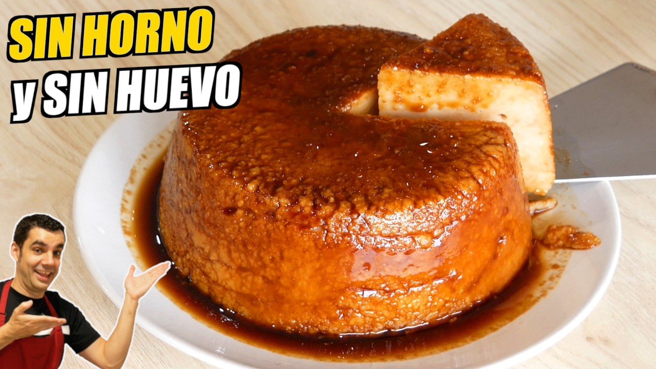 FLAN M&Aacute;GICO de GALLETAS 🍮 SIN HORNO y SIN HUEVO &iexcl;Incre&iacute;blemente RICO!