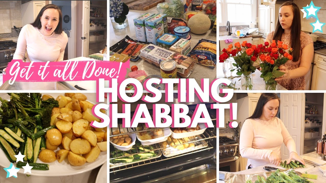 *NEW* SHABBAT HOSTING!! Get It ALL Done and Prep with Me for Hosting Shabbat Dinner!