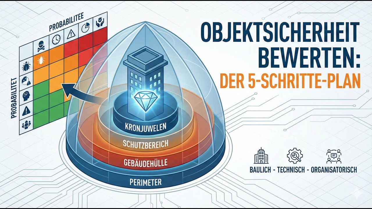 Objektsicherheit bewerten: Der 5-Schritte-Plan für ganzheitlichen Schutz