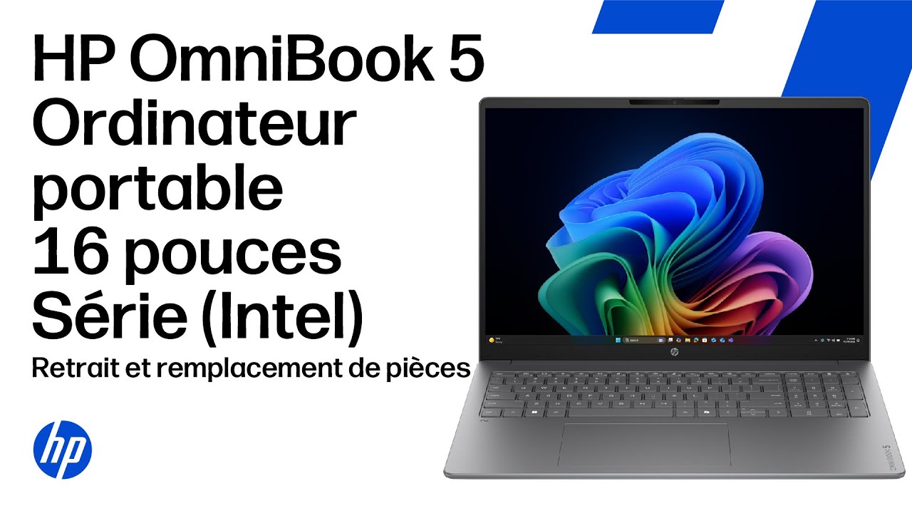 Retrait et remplacement des pièces | HP OmniBook 5 Série d'ordinateurs portables 16 pouces (Intel)