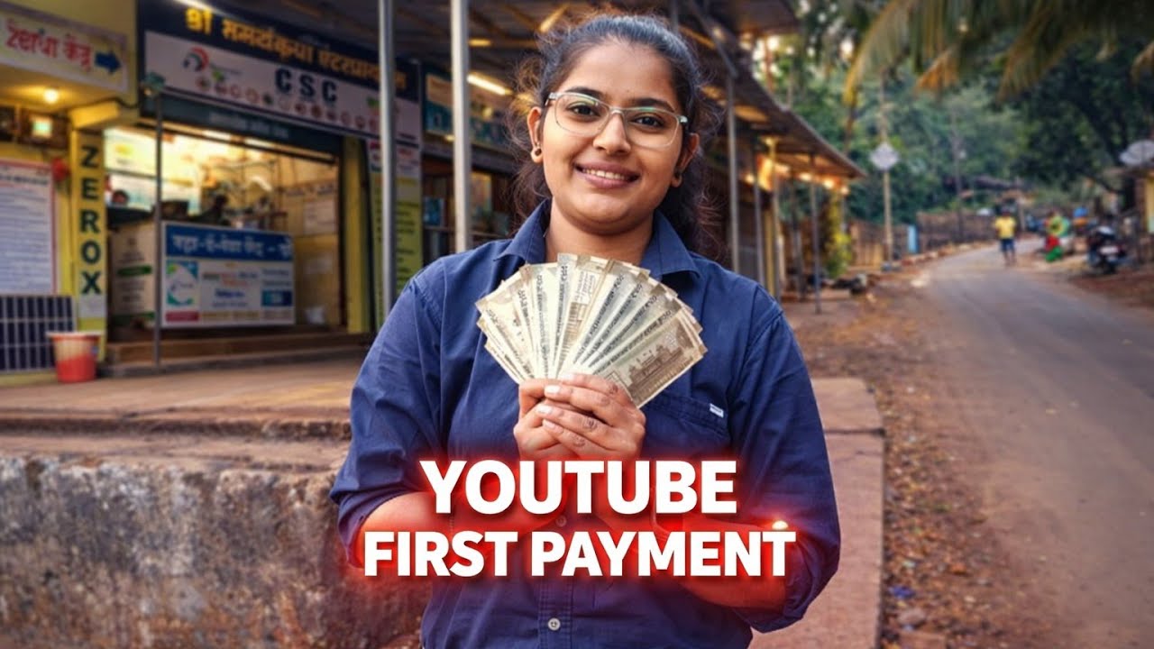 Day_33 फक्त एका महिन्यात YouTube ची पहिली कमाई…??😱In just one month, my first YouTube earnings… 💫?#