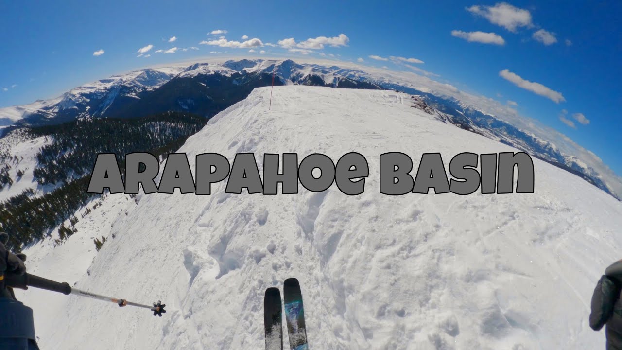 Skiing Hardpack at Arapahoe Basin on the Moment Wildcat 108's
