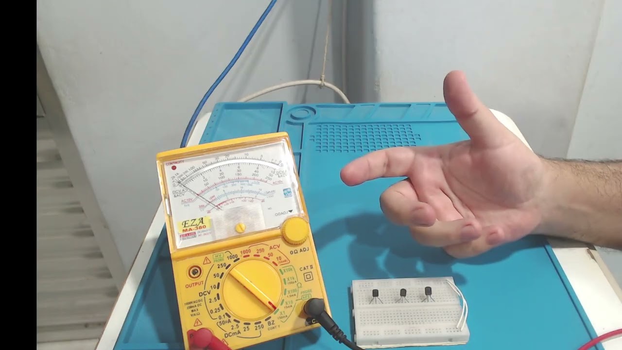 892 - Como Testar Transistor Bipolar com Multímetro Analógico
