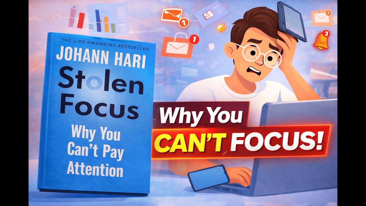 Stolen Focus book summary [Johann Hari]
