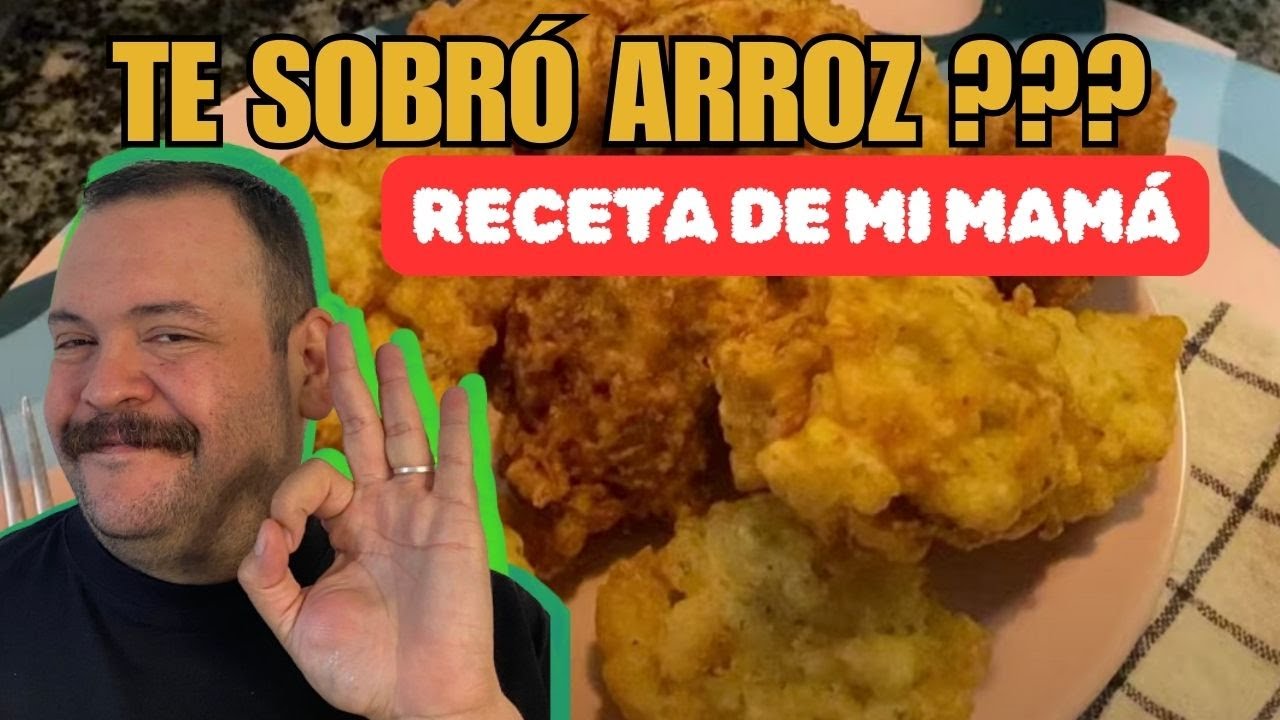 Cómo hacer BOCADILLOS DE ARROZ| Receta DE MI MAMÁ