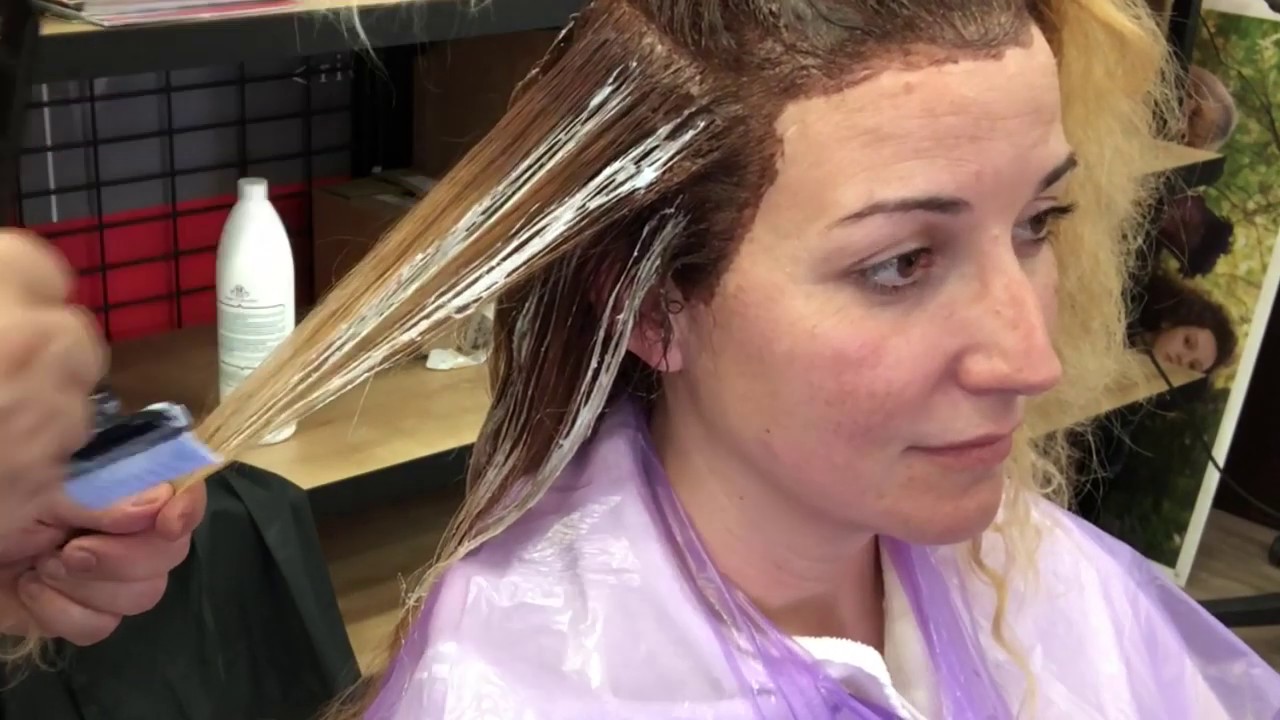 IMPERDIBLE Crecimiento y mechas balayage ( A LA VEZ )😱😱😱😱