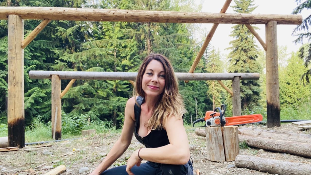 I'm building a POLE BARN shed. PART3. | My birthday gift from Steve.