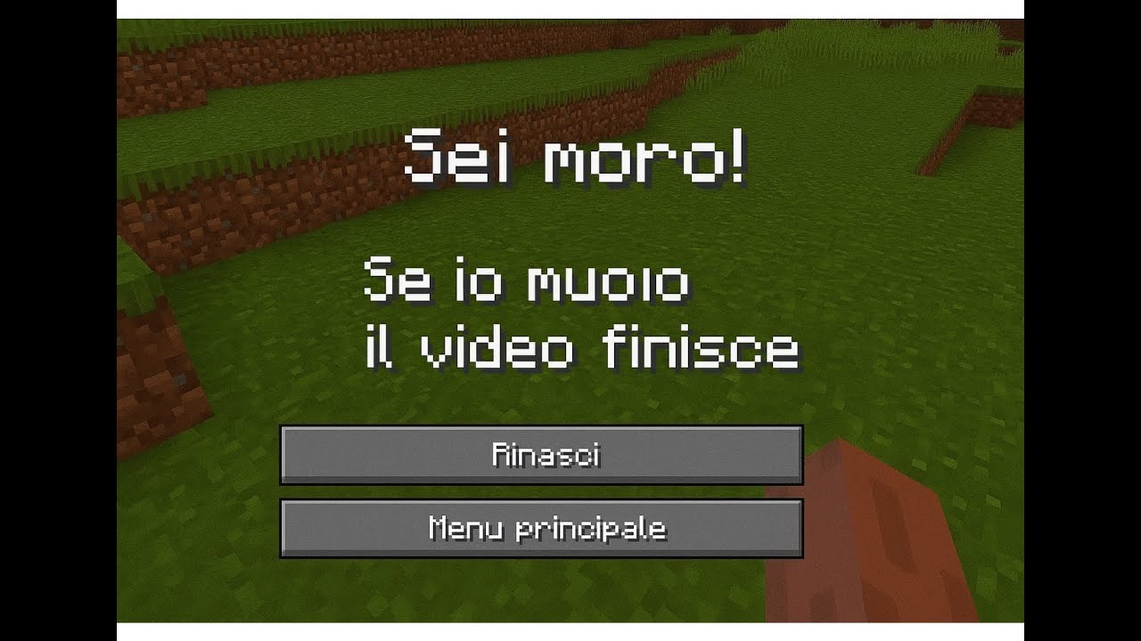 se io muoio il video finisce
